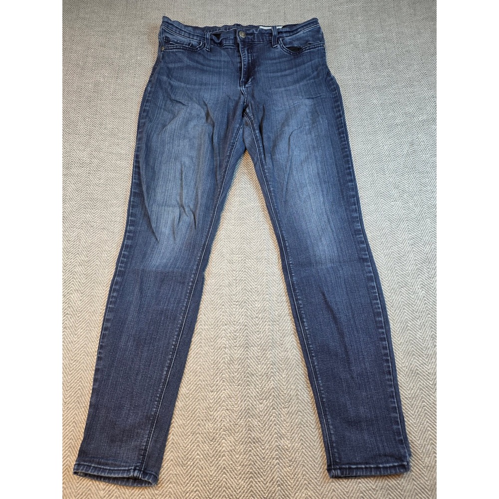 Pistola Womens Size 31 Dark Wash Skinny Jeans P8678 Blue Stretch Made in USA